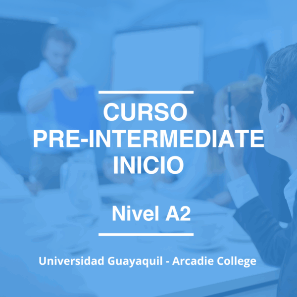CURSO PRE-INTERMEDIATE INICIO