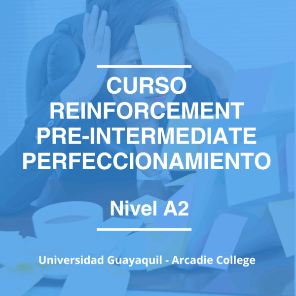 CURSO REINFORCEMENT PRE-INTERMEDIATE