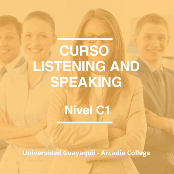 CURSO LISTENING AND SPEAKING C1