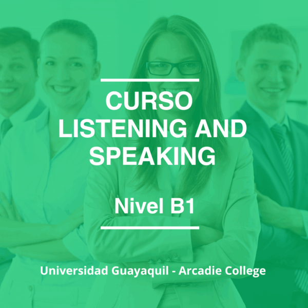 CURSO LISTENING AND SPEAKING B1
